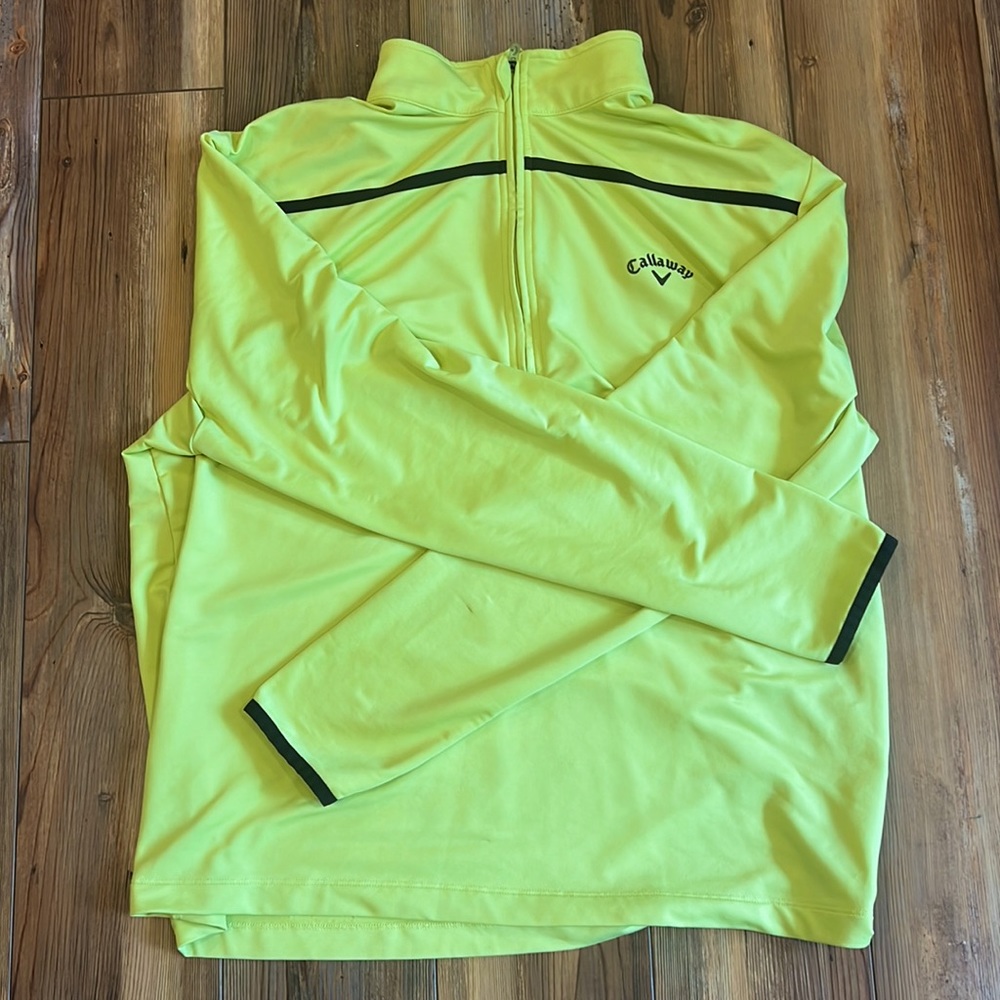 Callaway “weather series” quarter zip pullover. LG.